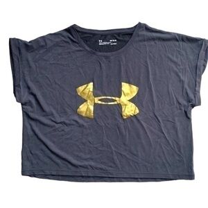Under Armour T Shirt Black Gold Size Medium‎